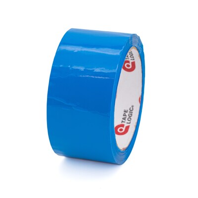 Tape Logic Colored Carton Sealing Heavy Duty Packing Tape, 2 x 110 yds., Blue, 36/Carton (T90222B)