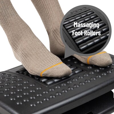 Mind Reader Harmony Collection, Ergonomic Footrest for Under Desk