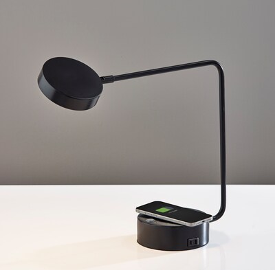 Adesso Viper Supercharger LED Desk Lamp, 15"H, Black (2615-01)