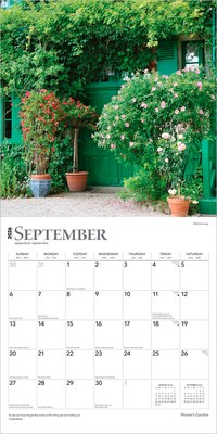 2026 BrownTrout Monet's Garden 12" x 12" Monthly Wall Calendar (9798330704675)