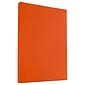 JAM Paper 30% Recycled Smooth Colored Paper, 24 lbs., 8.5 x 11, Orange, 50 Sheets/Pack (103655A)
