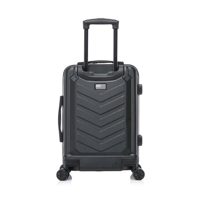 US Army FOX 20" Hardside Carry-On Suitcase, 4-Wheeled Spinner, TSA Checkpoint Friendly, Black (USLFOX00S-BLK)