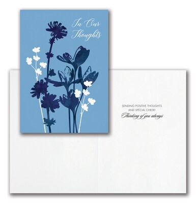 Sympathy Greeting Card Assortment Pack, 7 7/8" x 5 5/8" , 25 Cards with Envelopes