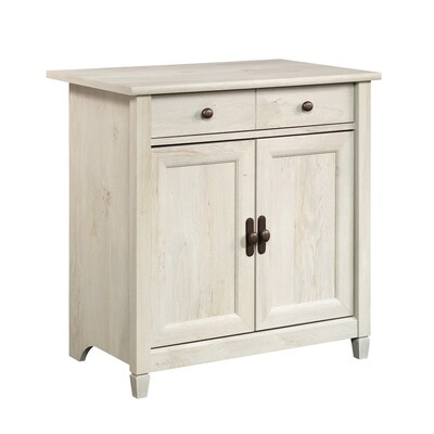 Sauder Edge Water 29H Storage Cabinet, Chalked Chestnut (418794)