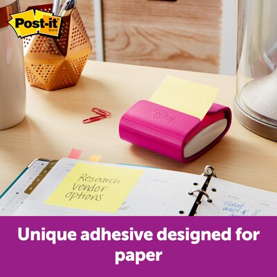Post-it Super Sticky Dispenser Pop-up Notes, Canary Yellow, 3 in x 3 in, 90 Sheets/Pad, 12 Pads/Pack (R330-12SSC)