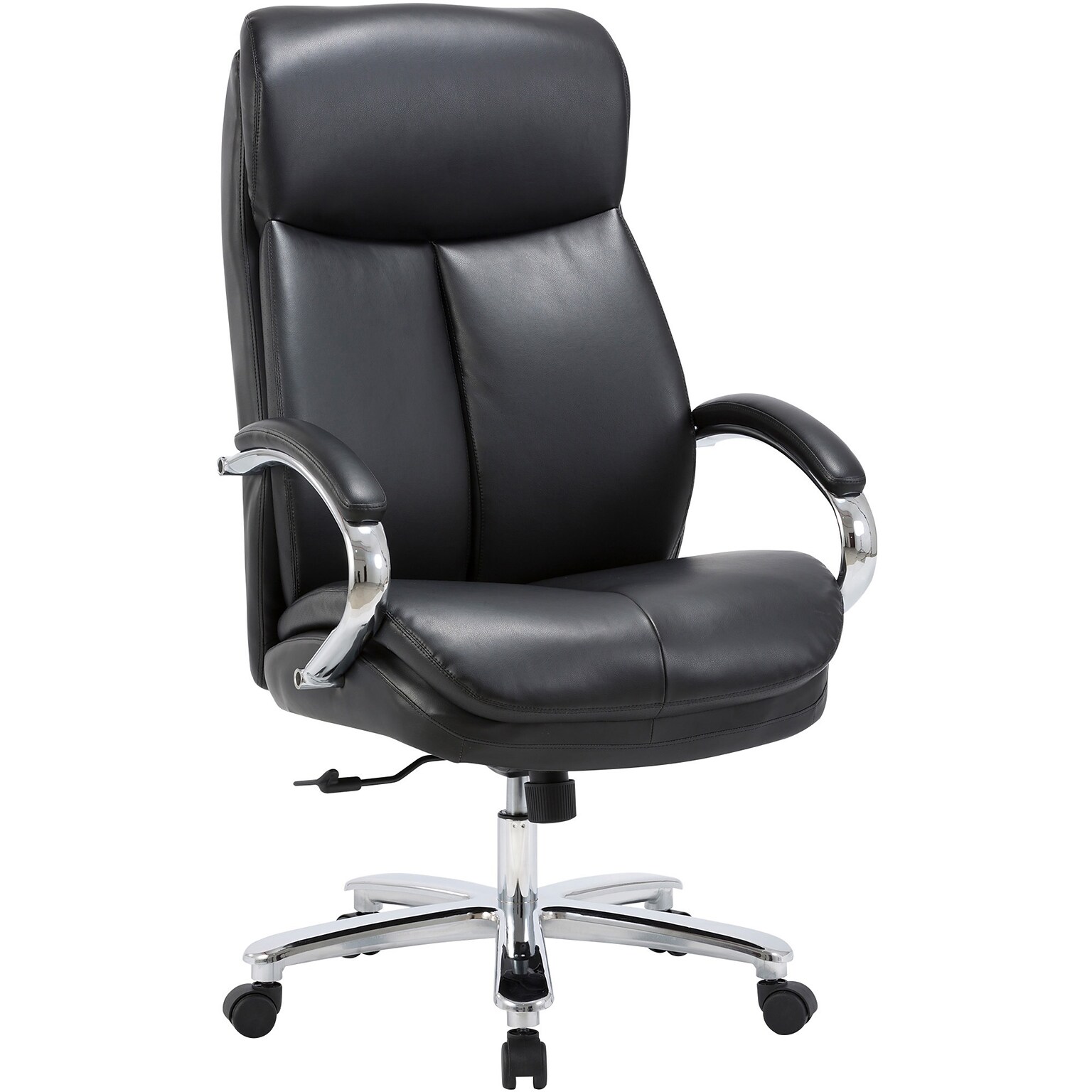 Lorell Big & Tall High-Back Chair, 400 lb. Capacity, Black (LLR67004)