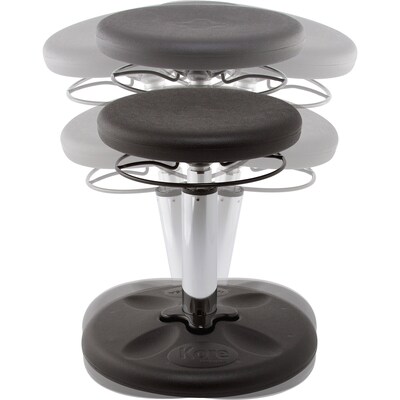 Kore Design Kids Adjustable Standard Wobble Chair 14 to 19, Black (KD-3105)