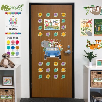 Creative Teaching Press Jungle Friends Bulletin Board Set, 48/Set (CTP10917)