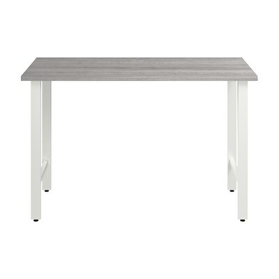 Bush Business Furniture Hustle 48W Computer Desk with Metal Legs, Platinum Gray (HUD148PG)