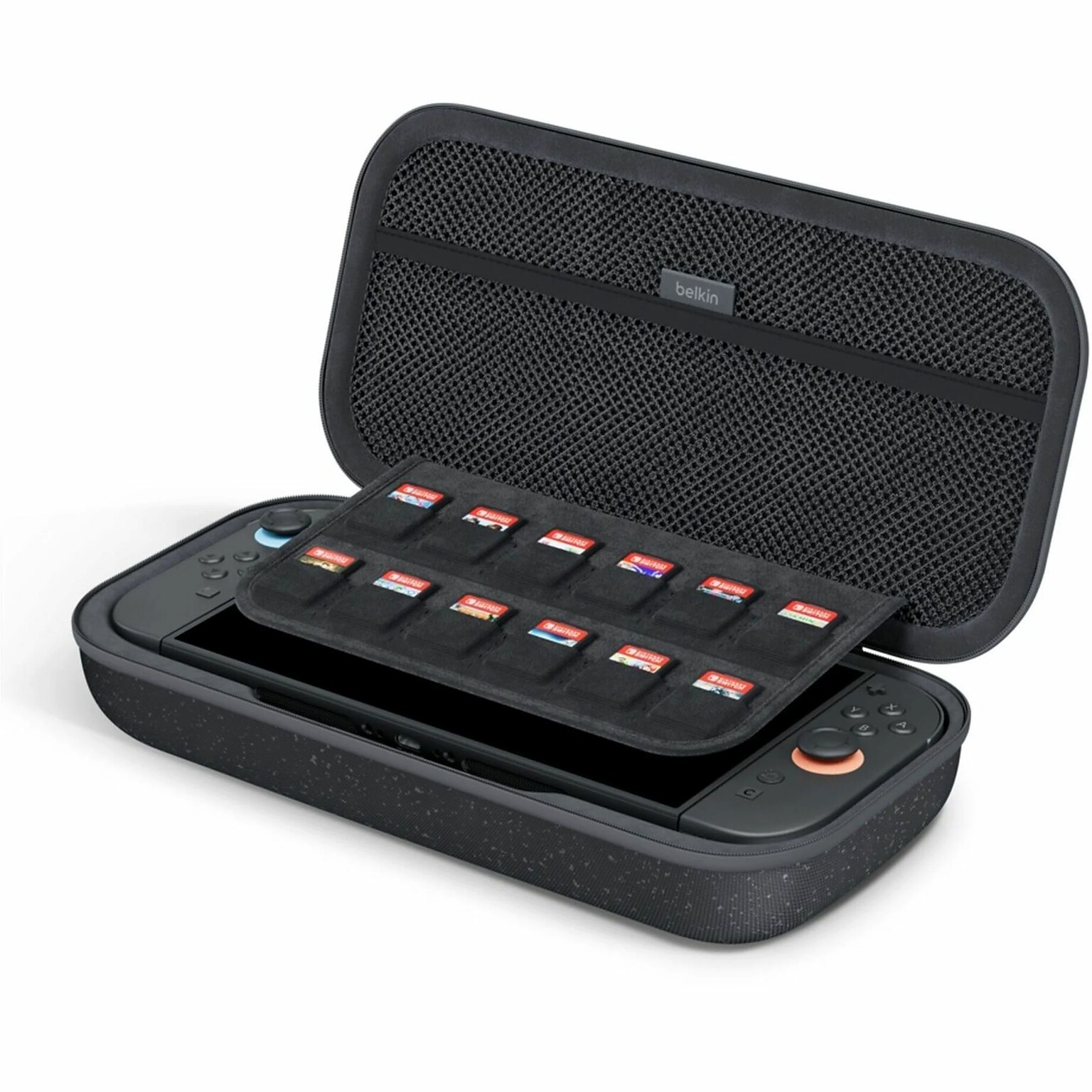 Belkin Gaming Charging Case, Nintendo Switch 2 Compatible, Charcoal (ENA001FQCH-V1)