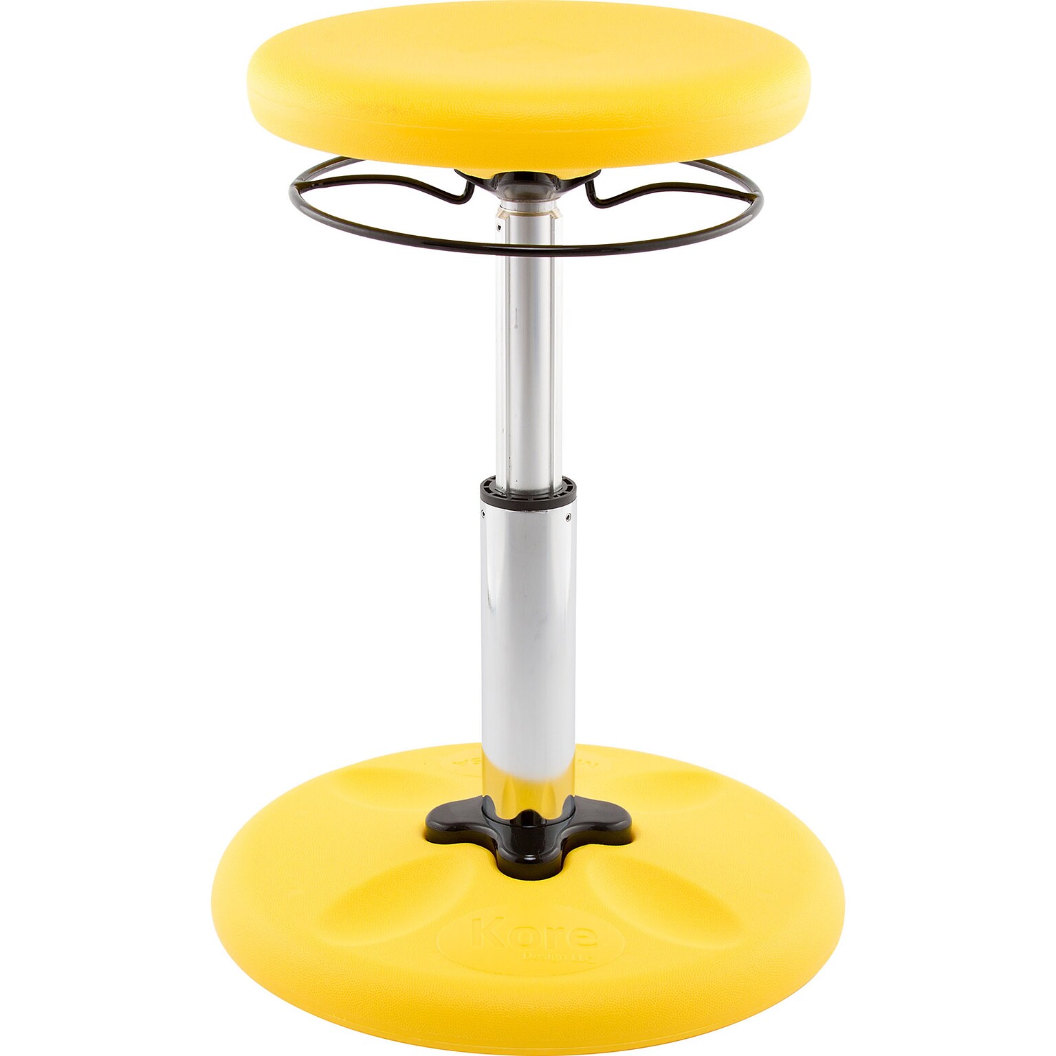 Kore Design Kids Adjustable Standard Wobble Chair 14 to 19, Yellow (KD-3103)