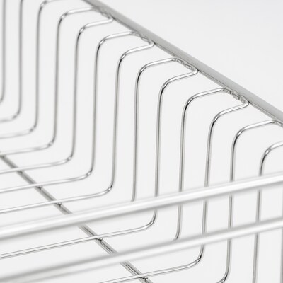 Iris Stainless Steel Dish Rack, White (586696)