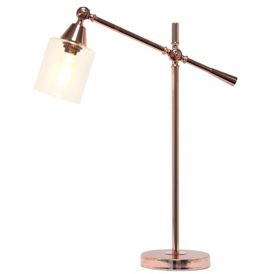 Lalia Home Vertically Adjustable Desk Lamp, Rose Gold (LHD-2001-RG)