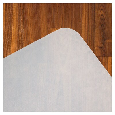 Floortex® Revolutionmat® Polypropylene Hard Floor Chair Mat with Anti-Slip Backing, Rectangular, 36" x 48", White (FC123648HEC)