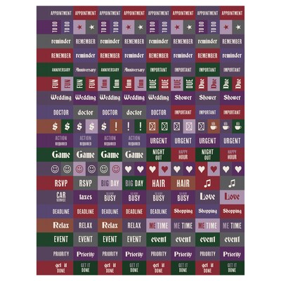 2025-2026 TF Publishing Gwen Plaid 9" x 11" Academic Year Weekly & Monthly Planner, Paperboard Cover, Multicolored (AY26-9710)