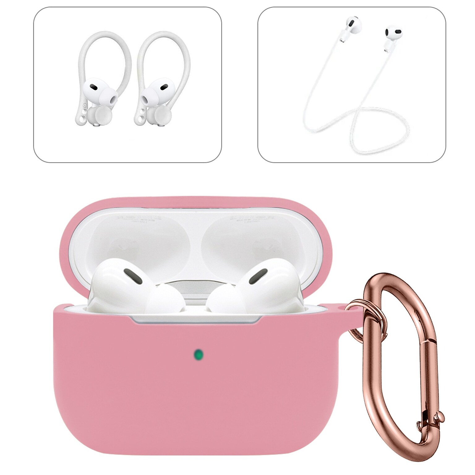 SaharaCase Venture Series Silicone Case Kit for AirPods Pro 3, Anti-Shock Material, Desert Rose (HP00214)