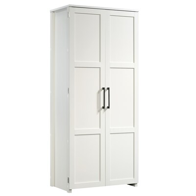 Sauder HomePlus 69H Storage Cabinet with 4 Shelves, White (424001)