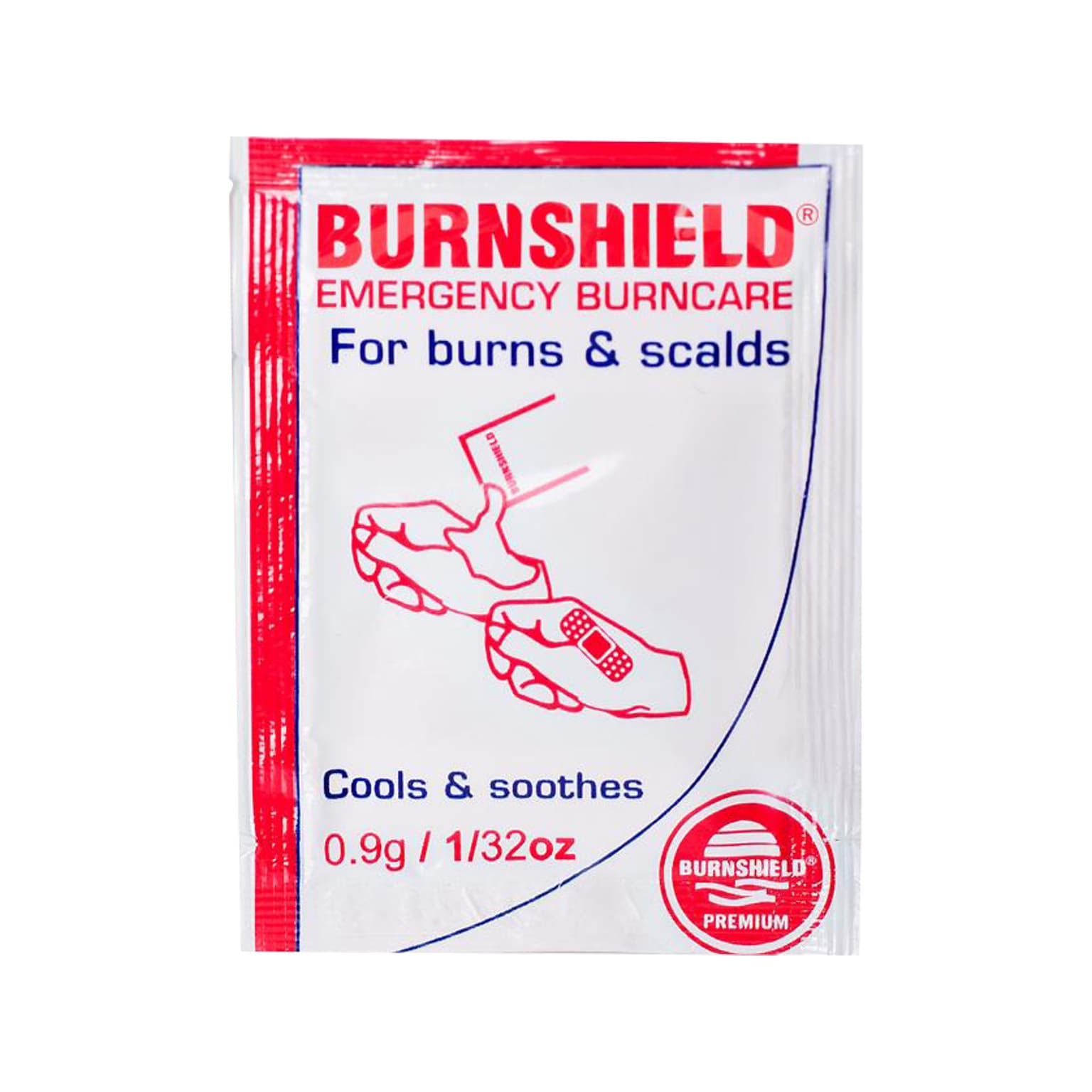Burnshield Sterile Hydrogel Burn Dressing, 0.03 Oz., 100/Pack (550021)
