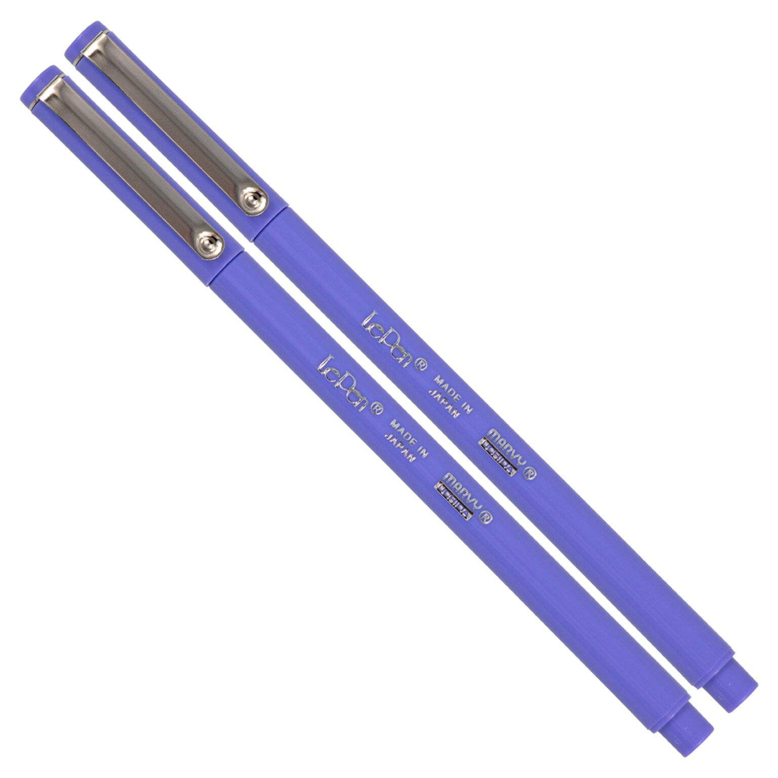 Marvy Uchida Le Pen Felt Pen, Ultra Fine Point, Amethyst Purple Ink, 2/Pack (7655867A)