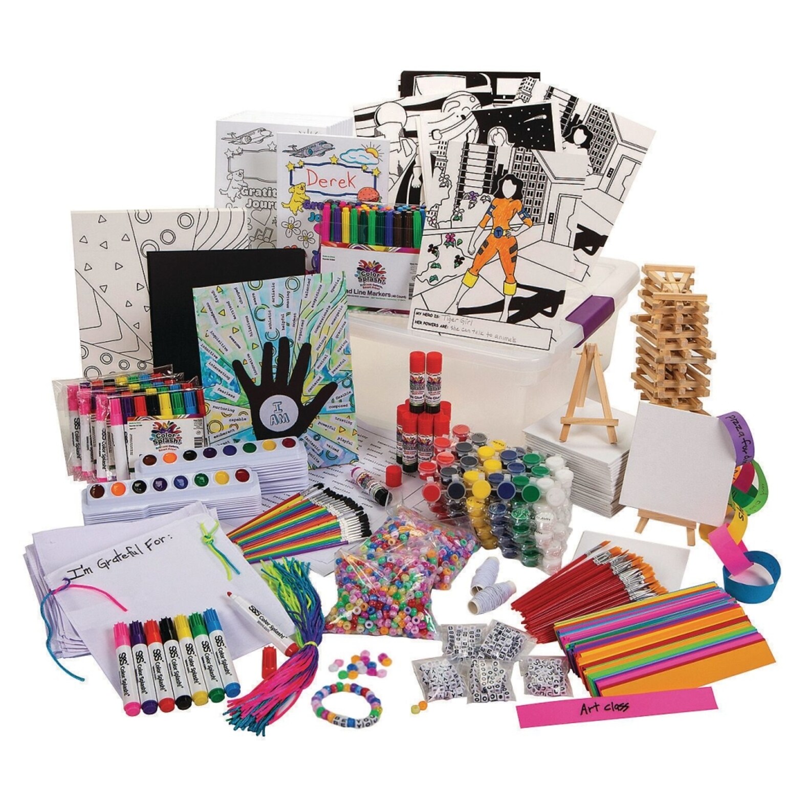 S&S Express YourSELF! Art Activity Set, 172 Pieces/Set (AP288)