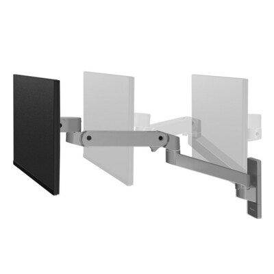 Ergotron LX Pro Adjustable Single Monitor Arm Wall Mount, Up to 34", Dark Gray (45-683-293)