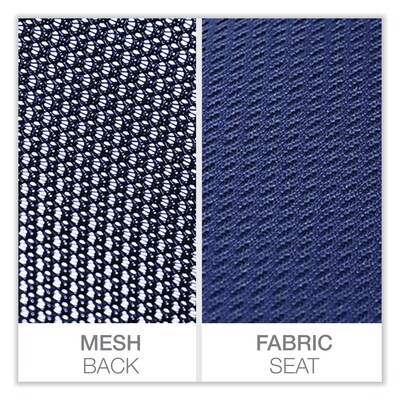 Alera® Fixed Arm Fabric Task Chair, Navy (ALEWS42B27)