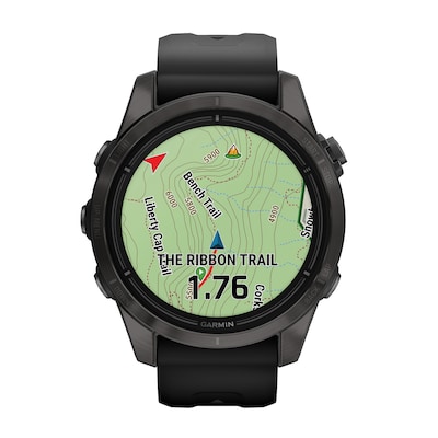 Garmin epix Pro Gen 2 Sapphire Edition Smartwatch, Carbon Gray & Black, 42mm (GRM0280214)