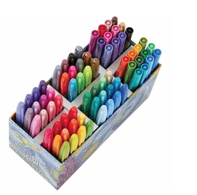Sharpie The Ultimate Collection Permanent Markers, Assorted Tips, Assorted Colors, 72/Pack  (1983254