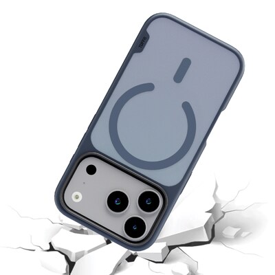 TUFF8 GlideGuard MagSafe Phone Case for iPhone 18 Pro, Shock Absorbing, Blue (T8GG-IP1803BL)