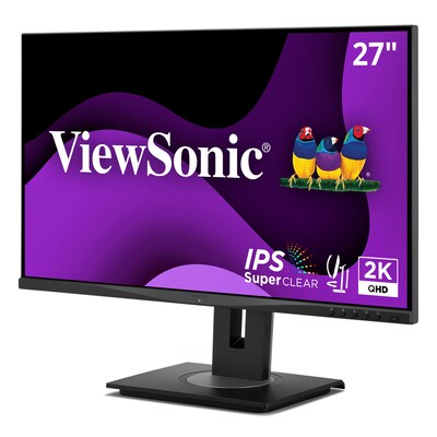 ViewSonic Ergonomic 27 QHD 100Hz LCD Monitor, Black (VG2748A-2K)
