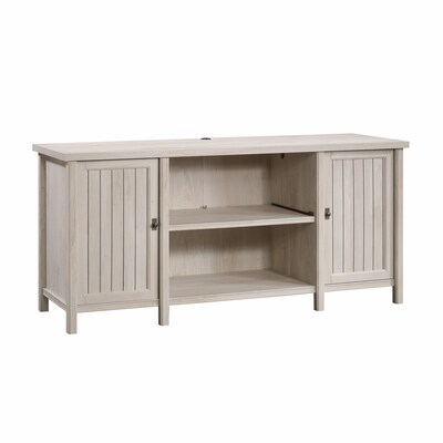 Sauder Costa 30H Storage Credenza with 3 Shelves, Chalked Chestnut (419959)