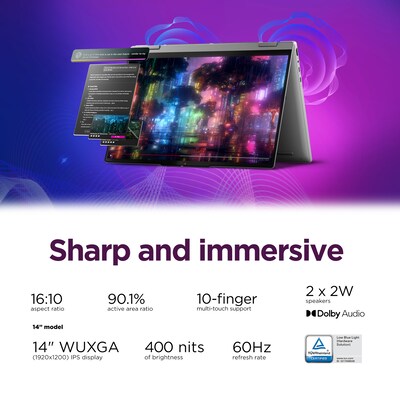 Lenovo IdeaPad 5i 14" 2-in-1 Touchscreen Laptop, Copilot+ PC, Intel Core Ultra 5 322, 16GB RAM, 512GB SSD, Windows 11 Home