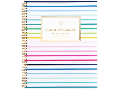 2023-2024 AT-A-GLANCE by Emily Ley 8.5 x 11 Academic Weekly/Monthly Planner, Multicolor (EL10-905A-24)