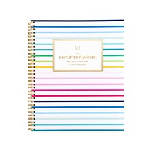 2023-2024 AT-A-GLANCE by Emily Ley 8.5 x 11 Academic Weekly/Monthly Planner, Plastic Cover, Multic