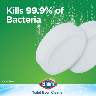 Clorox Ultra Clean Toilet Tablets Bleach, 3.5 oz.  (CLO30024)