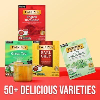 Twinings Variety Pack Assorted Teas, Keurig® K-Cup® Pods, 96/Carton (TNA54192)