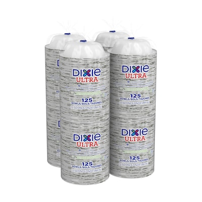 Dixie Ultra Pathways Paper Bowls, 12oz., Multicolor, 1000/Carton (SX12PATH)