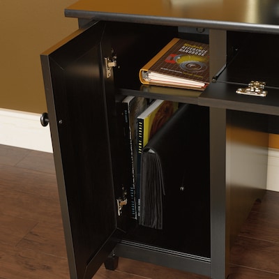 Sauder Edge Water 59"W Computer Desk, Estate Black (408558)