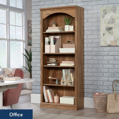 Sauder Select 71"H 5-Shelf Bookcase, Sindoori Mango (446192)