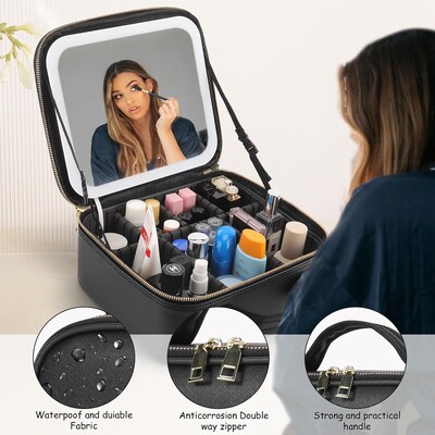 Glamour Glow LED Lighted Makeup Box