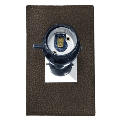 Lalia Home Lexington 21" Modern Bedside Table Lamp, White Fabric Shade, Feit LED Bulb, Espresso Brown (LHT-3012-BW-LB)