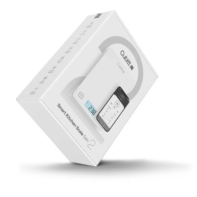 Cubitt Stainless Steel Smart Kitchen Scale, Snow White (CTK-7)