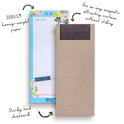 Pukka Pad Ditzy Floral Memo Pad, Assorted Colors, 6/Pack (PUK9206CD)