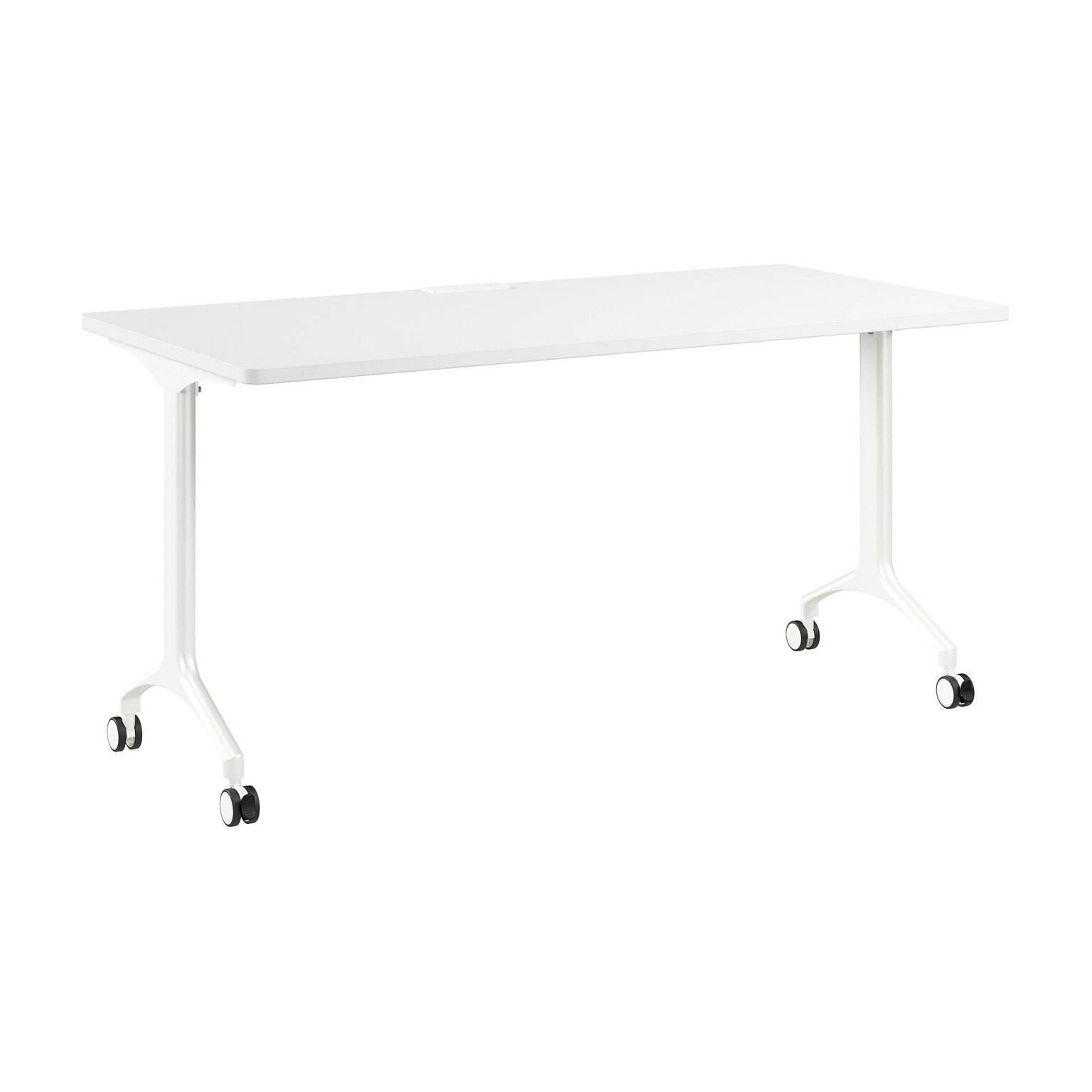 Bush Business Furniture Synergy 60W Rectangular Conference Table, White (SGD260WH)