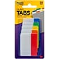 Post-it Tabs, 2 Wide, Solid, Assorted Colors, 30 Tabs/Pack (686-ROYGB)
