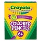 Crayola Kids Colored Pencil Set, Assorted Colors, 64/Box (68-3364)