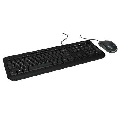 Incase Wired Desktop 600 Designed by Microsoft Keyboard and Optical Mouse Combo, Black (APB-00001)