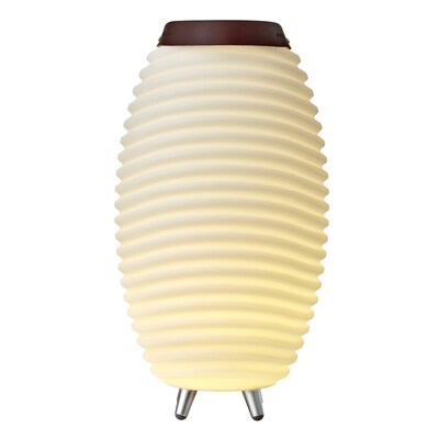 Kooduu Synergy 50 22" LED Speaker Lamp with USB Port, White (1207-02)