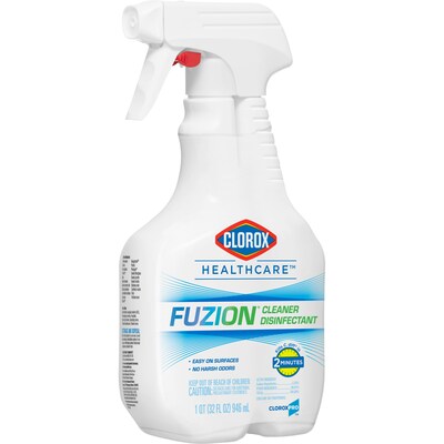 Clorox Healthcare Fuzion Cleaner Disinfectant, Spray, 32 oz (31478)