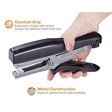 Stanley Bostitch B8 Xtreme Duty Plier Stapler, 45 Sheet Capacity, Black (B8HDP)